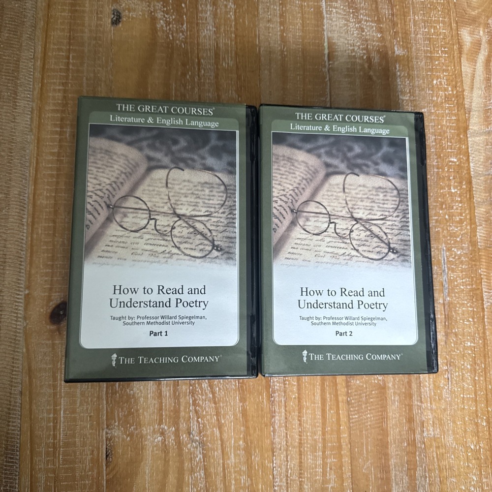How To Read And Understand Poetry Course Guidebook & Audio CDs The Great Courses
